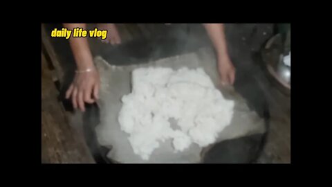 cook sticky rice of Thai people | daily life vlog