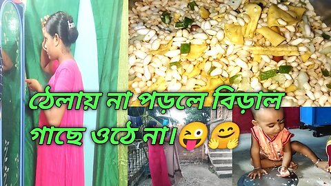 বিকালে কি কি করলাম। সন্ধাবেলা খেলাম ঝাল মুড়ি #msvillagelifestyle