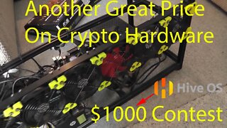 Hiveos Contest $1000 Giveaway l Got Another Great Deal On Mining Parts!