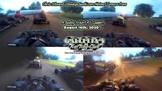 2020/08/16 - Helmet Camera from Galletta's Greenhouse Backyard Karting Club's 45-lap/11-kart Feature