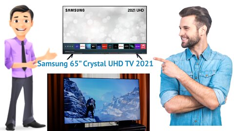 Samsung 65” Crystal UHD TV 2021 #( #NewGadgets450)