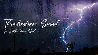 ⚡ 10 Hours of Thunderstorm and Heavy Rain for Deep Sleep and Relaxation | High Quality Natural Sound