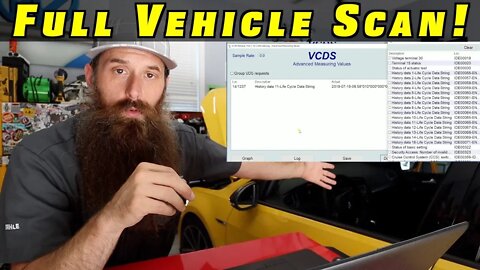 COMPLETE VCDS Vehicle Scan ~ Save ALL Adaptations!