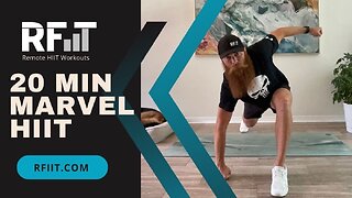 20 MIN Marvel Full Body HIIT Workout - Full Body, No Repeat, No talking, with dumbbells