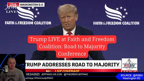 Trump LIVE at Faith and Freedom Coalition: Road to Majority Conference