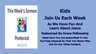 Sermons 4 Kids - Pentecost - Acts 2:1-21