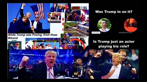 Dustin Nemos Victor Hugo Ask Is Trump Just An Actor Playing His Role In A Staged Assassination Psyop