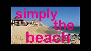 Beach Walk - Cabo San Lucas Mexico (4K) 🇲🇽