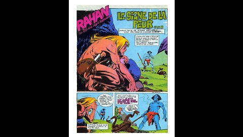 Rahan. Episode Thirty Eight. The Sign of Fear. by Roger Lecureux. A Puke (TM) Comic.