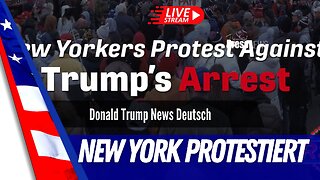 LIVE Manhattan - Menschen demonstrieren gegen Trump`s Verhaftung!