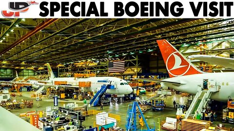 BOEING 787 Delivery PART 1 - Behind the scenes visit of Boeing