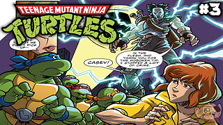 A Souped-Up Casey Jones Battles the Ninja Turtles in TMNT: SATURDAY MORNING ADVENTURES #3