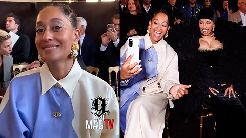 Tracee Ellis Ross & Cardi B Attend Paris Fashion Show! 👗