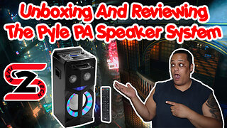 Unboxing And Reviewing The Pyle PA Speaker System - Must have