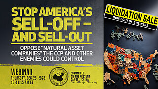 Stop America’s Sell-Off | Oppose “Natural Asset Companies” selling Fed Lands to the CCP & Foreigners