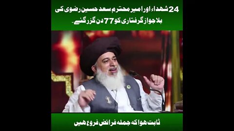 allama Hafiz khadim hussan rizvi