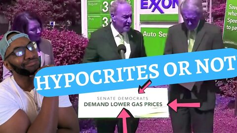 Democrats, chuck Schumer Blaming President Trump for Gas Price. Not Joe Biden the current President.