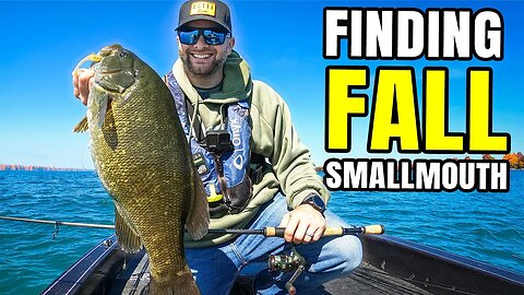 3 Areas to LOCATE Fall Smallmouth Bass (EASY to FIND)