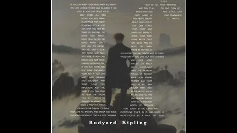 If by Rudyard Kipling - Poem