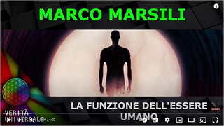 Marco Marsili - La funzione dell'essere umano