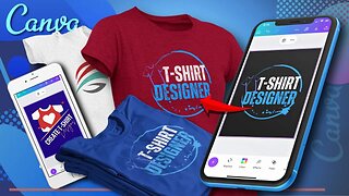Create T-Shirt Designs On Your Smartphone With Canva!