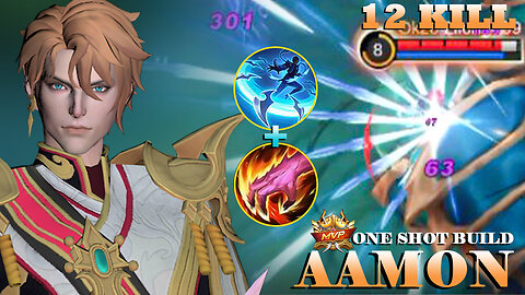 aamon one shot build `~ Mobile Legends