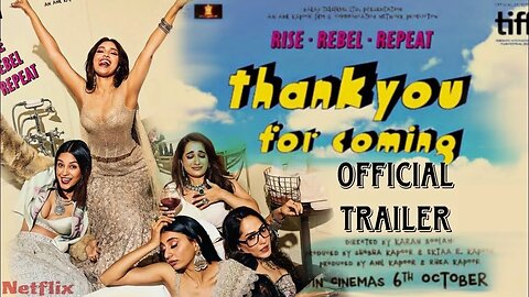 THANK YOU FOR COMING | Official Trailer | Release 6th Oct