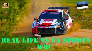 Real Life Vs EA Sports WRC | SS Elva Rallye Estonia (Kallë Rovanparä) 🇪🇪