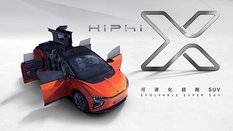 HiPhi X, a Chinese Gullwing Luxury SUV