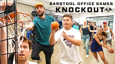 Coworkers Compete for Glory in Knockout Basketball - Barstool Office Games Episode 1