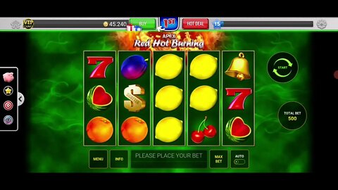 Apex Red Hot Burning Slots - Gaminator Online Casino Slots