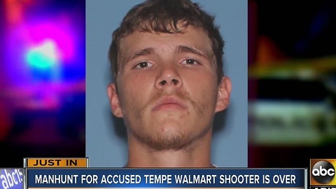 Arrest made after man fired shots at a Tempe Wal-Mart Sunday