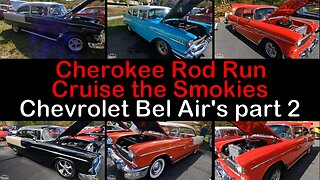 10-14-23 Cherokee Rod Run Cruise the Smokies - Chevrolet Bel Airs part 2