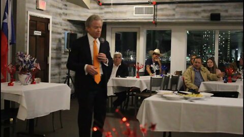 Don Huffines Gubernatorial GOP Candidate Speech at Coastal Bend Tea Party Dinner