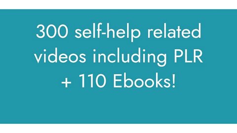 300 + videos 110 ebook to post and earn money by it with our website product AI buy
