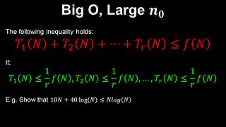 Big O, Refined Calculation, Large N - Discrete Mathematics