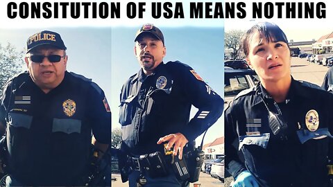 Sit Down: COPS REJECT DIGNITY, DISTAIN AMERICA / SAD & SCARY WITH EL PASO POLICE