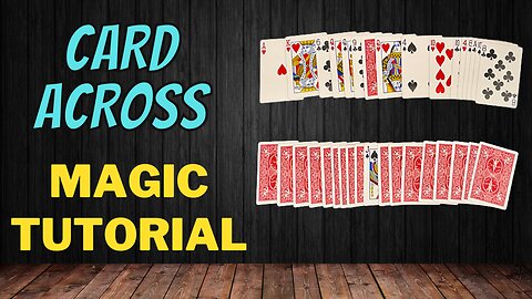 Card Across - Unbelievable Card Trick: Watch a Card Magically Jump Stacks! - Magic Trick Tutorial