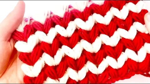 🧶Super Easy Tunisian Crochet Baby Blanket full video in description