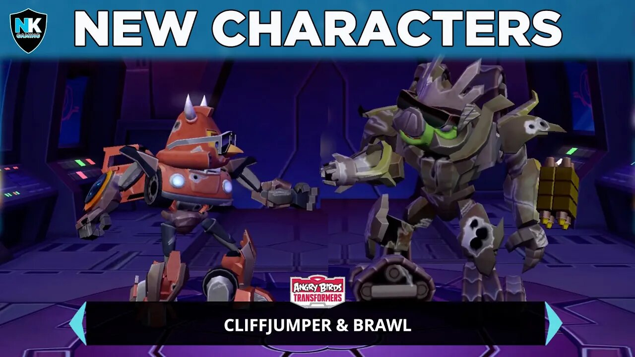 Angry Birds Transformers - War Pass S14 - New Characters Cliffjumper & Brawl