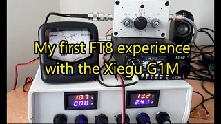 FT8 on the Xiegu G1M - my first attempts