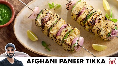 Afghani Paneer Tikka Recipe | No Oven No Tandoor | Chef Sanjyot Keer