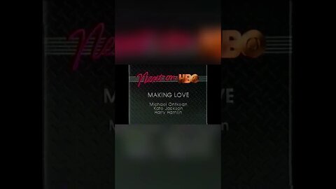 MAKING LOVE (1984) HBO Promo [#thriftrips #VHSRIP #theVHSinspector #shorts]