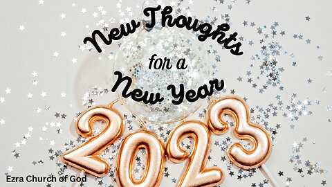 New Thoughts for a New Year