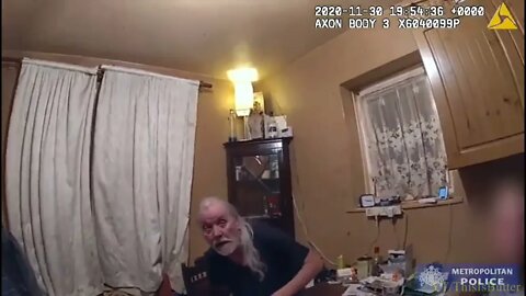 Body cam footage shows moment cop attacked with four-foot long sword