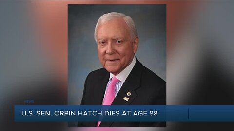 U.S. Senator Orrin Hatch dies at age 88