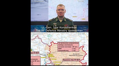 05.12.22 ⚡Russian Defence Ministry report on the progress of the deNAZIfication of Ukraine