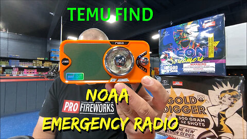 TEMU Emergency NOAA Radio