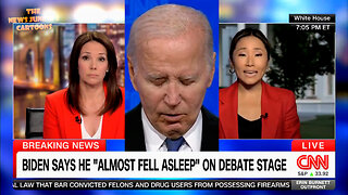 Biden just told donors that he nearly fell asleep during the debate because of all his international travel — despite having a week of rest at Camp David, including a daily nap time. CNN: "I find it a little bit puzzling."