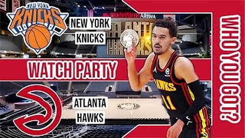 NYC Knicks vs Atlanta Hawks | Live Watch Party Stream | NBA 2023 Season Game 2